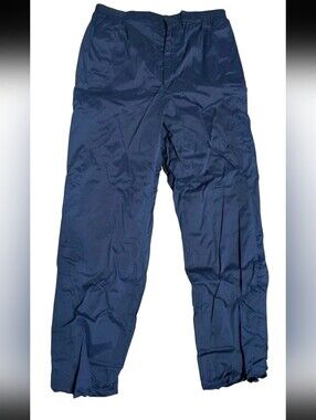 Sunice Men's Large Waterproof Golf Rain Pants Navy Blue Windproof Softshell